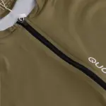 Qudra Cycling Jersey and Bib Tights Top with Short Pants Brown 060