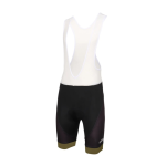 Qudra Cycling Jersey and Bib Tights Top with Short Pants Brown 060
