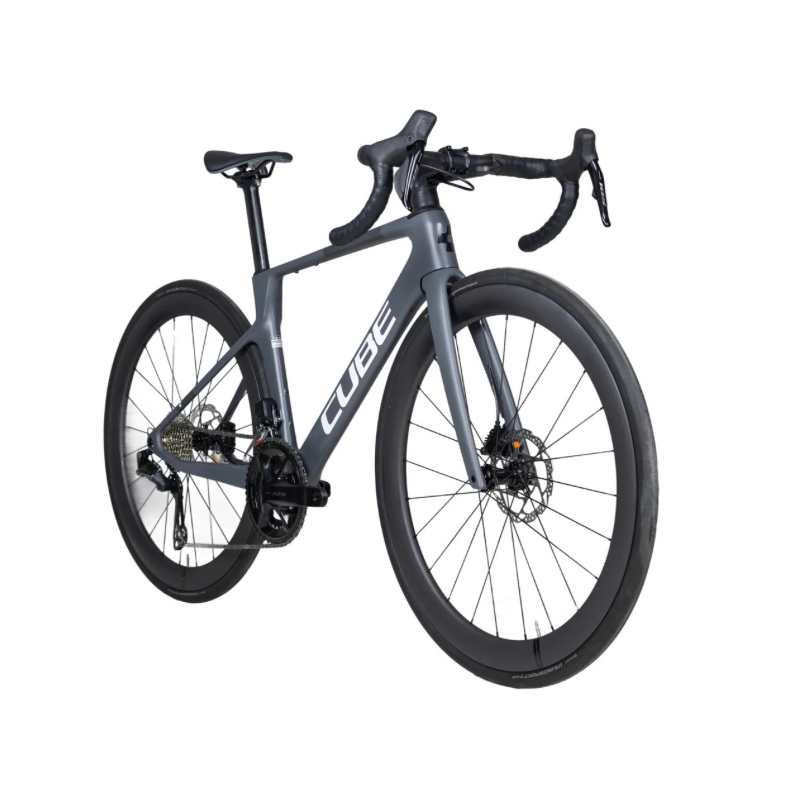 CUBE AGREE C:62 105 Di2 grey ‘n’ black with Carbon Wheelset