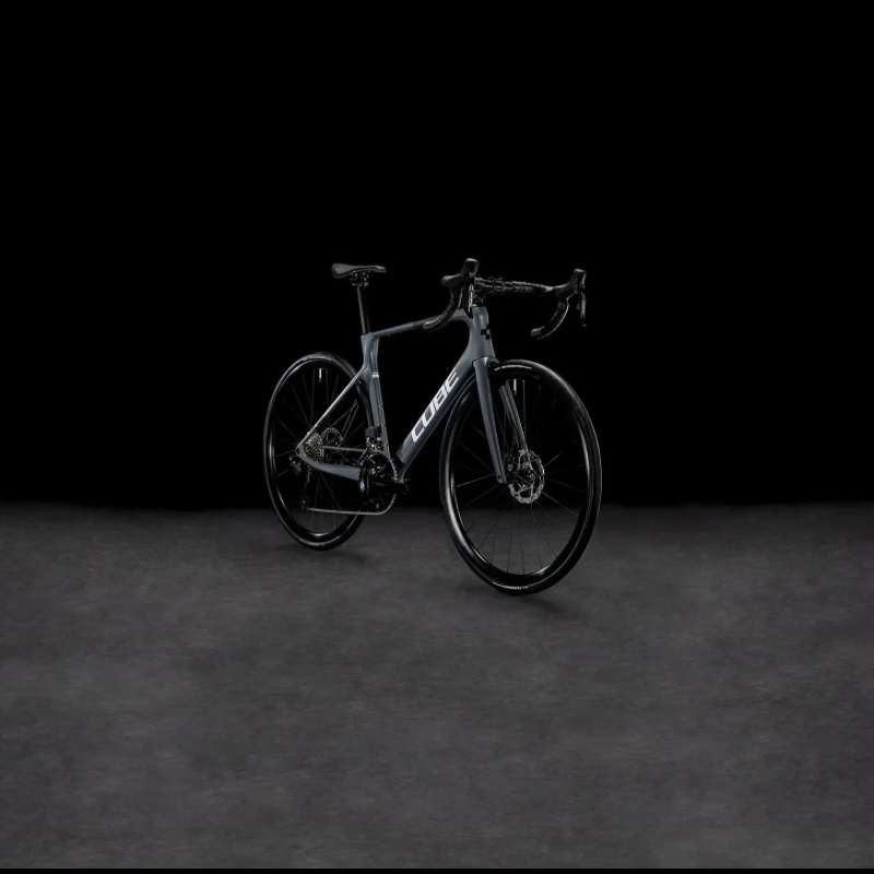 CUBE AGREE C:62 105 Di2 grey ‘n’ black with Carbon Wheelset