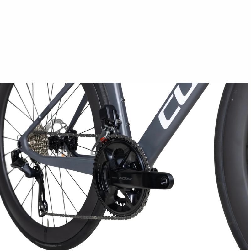 CUBE AGREE C:62 105 Di2 grey ‘n’ black with Carbon Wheelset